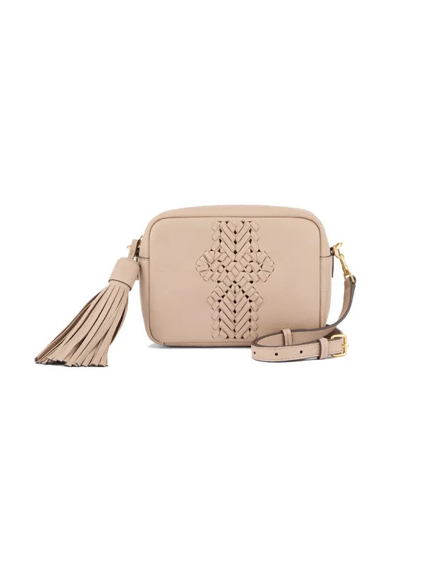 The Neeson Tassel Cross Body in Nude