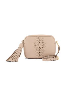 The Neeson Tassel Cross Body in Nude