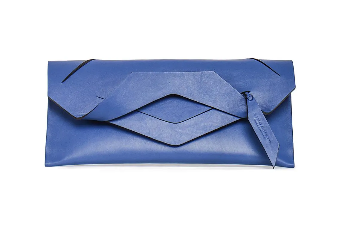 Triangular Slashed Clutch - Size   Colour Options