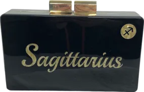 Urania Gazelli Black Saggitarius Zodiac Box Clutch bag