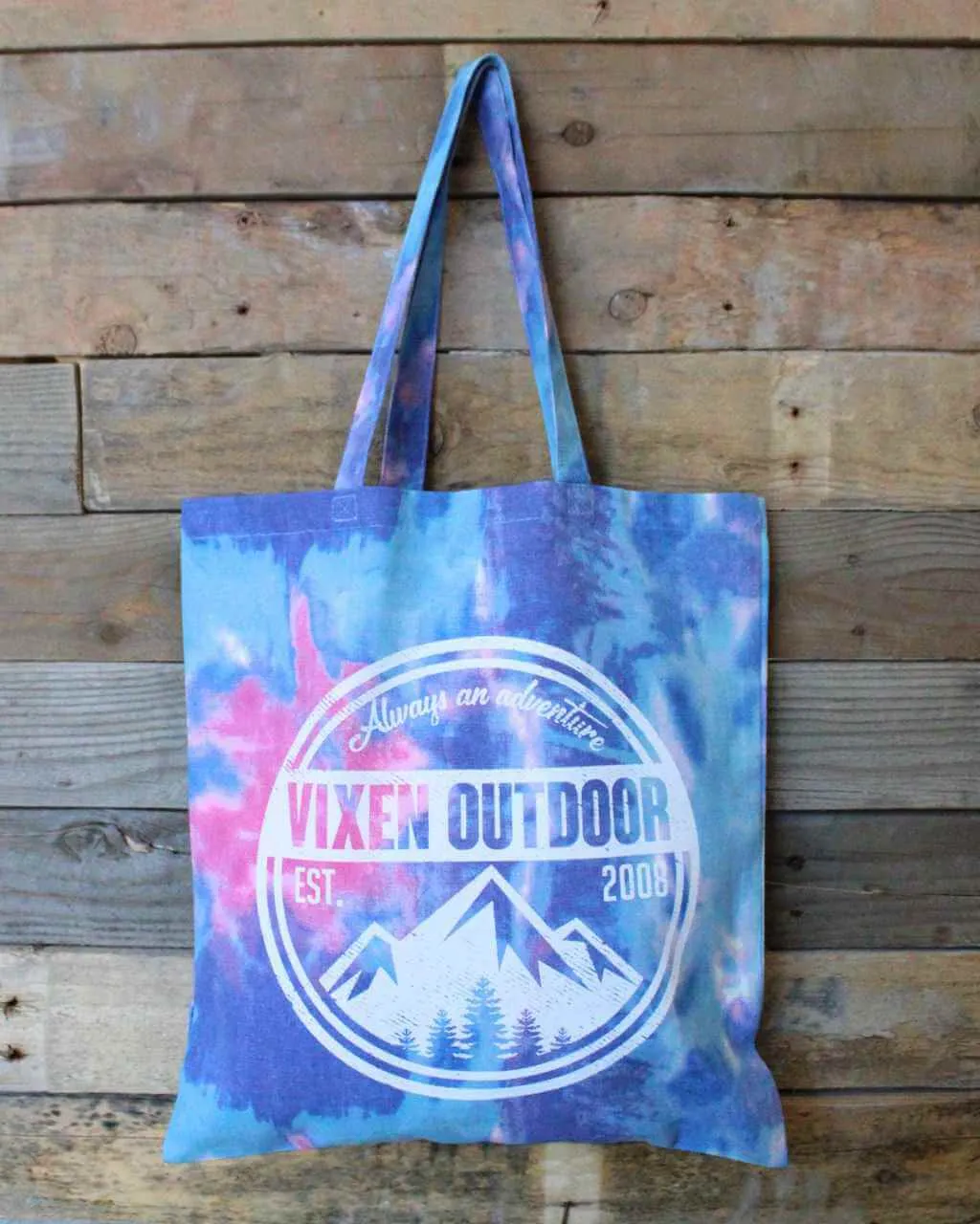 Vixen Outdoor Tie Dye Canvas Tote - Candy