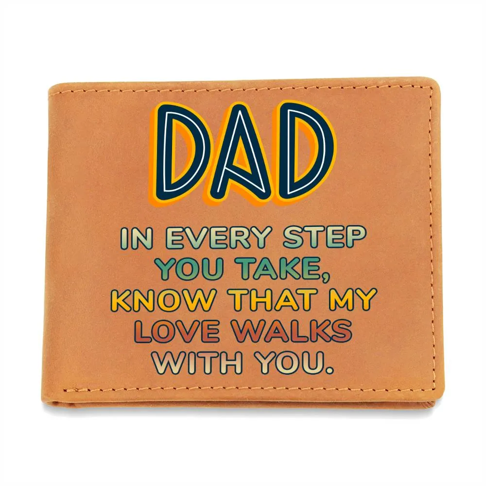 Wallet Design_Dad In Every Step Leather Wallet