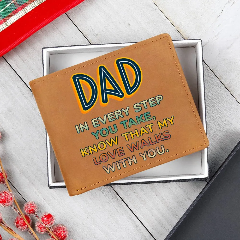 Wallet Design_Dad In Every Step Leather Wallet