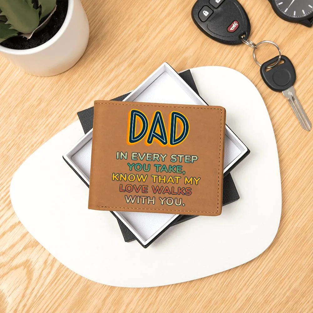 Wallet Design_Dad In Every Step Leather Wallet