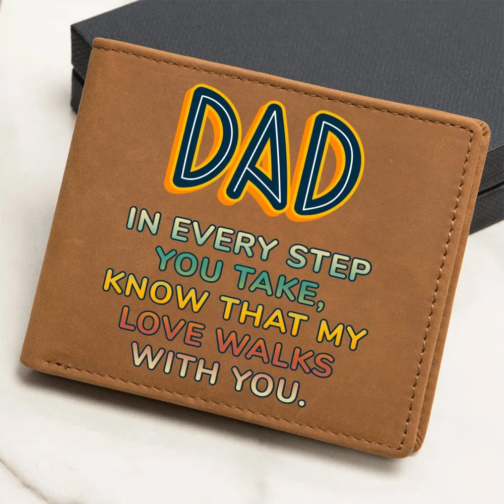 Wallet Design_Dad In Every Step Leather Wallet