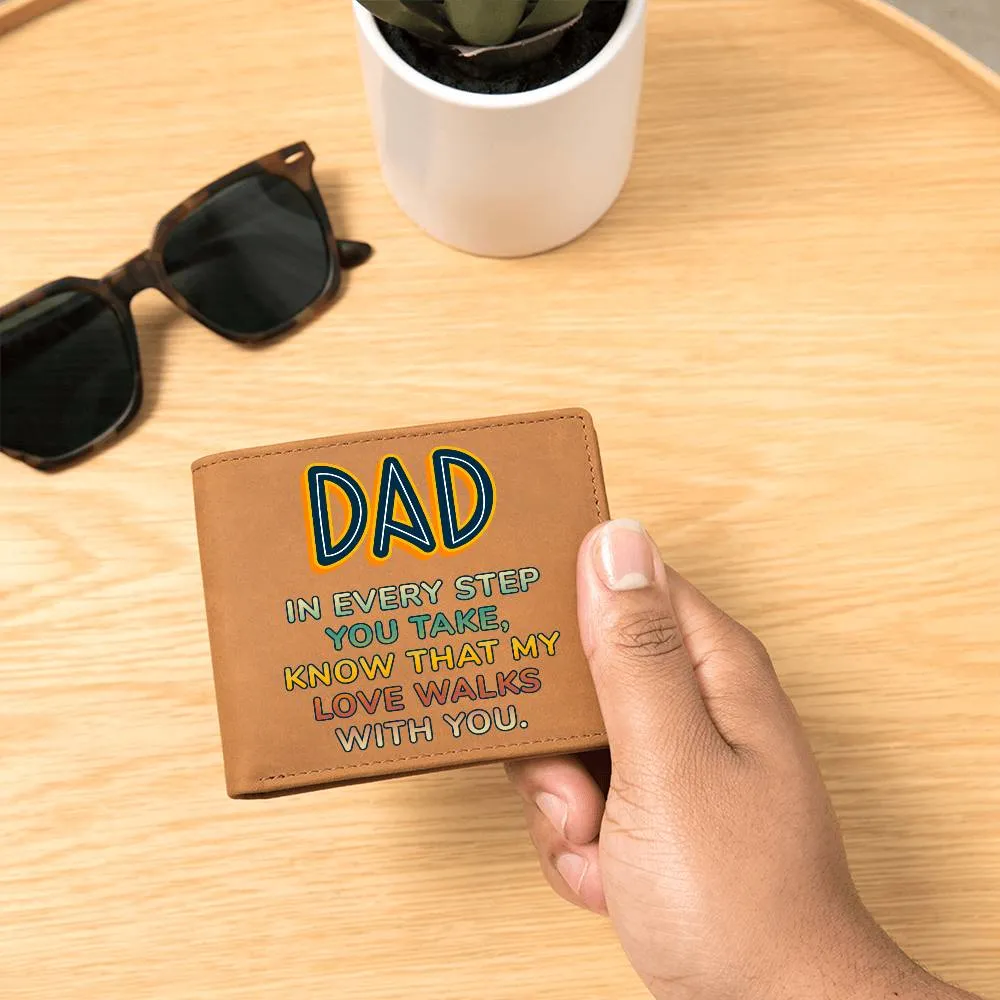 Wallet Design_Dad In Every Step Leather Wallet