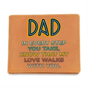 Wallet Design_Dad In Every Step Leather Wallet