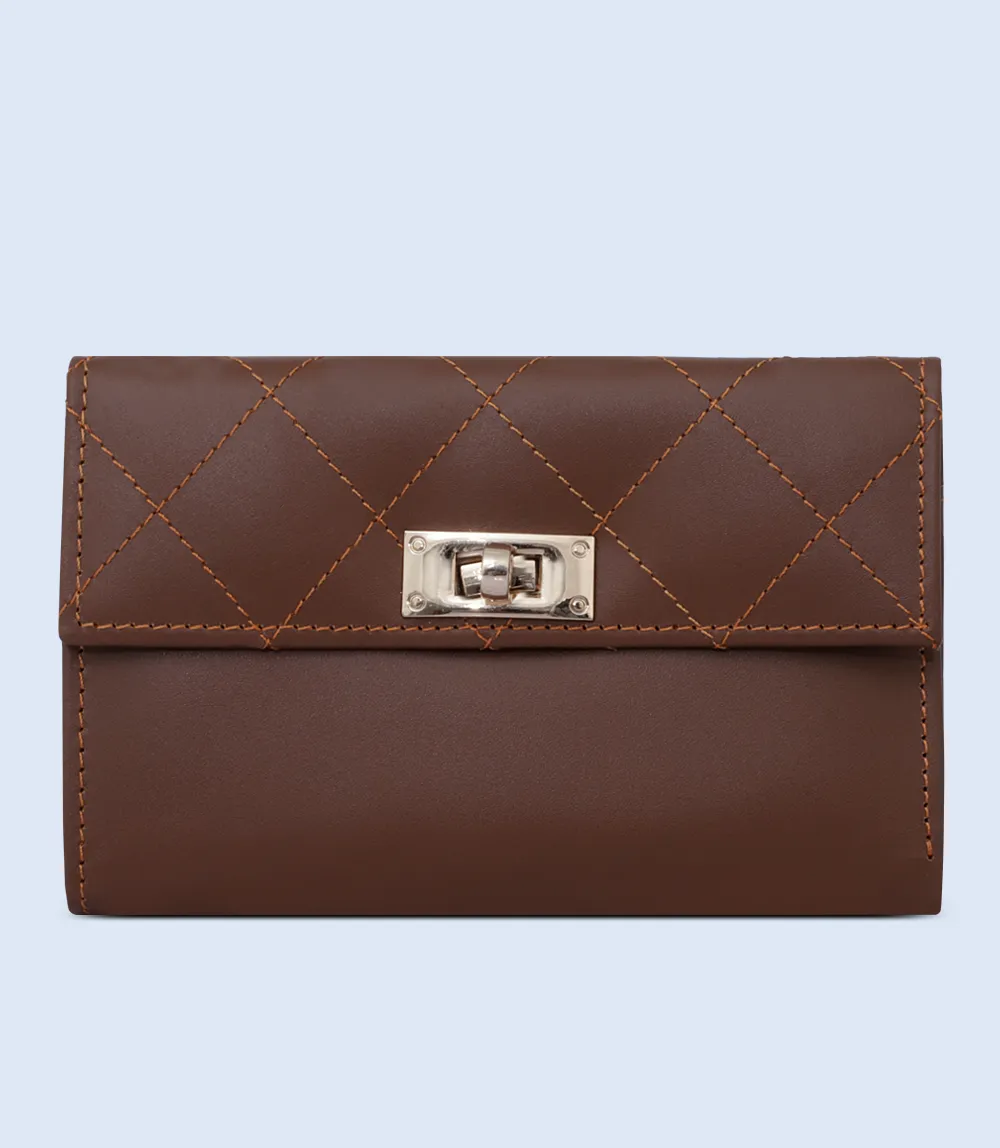 WB2227-TAN-Women Wallet