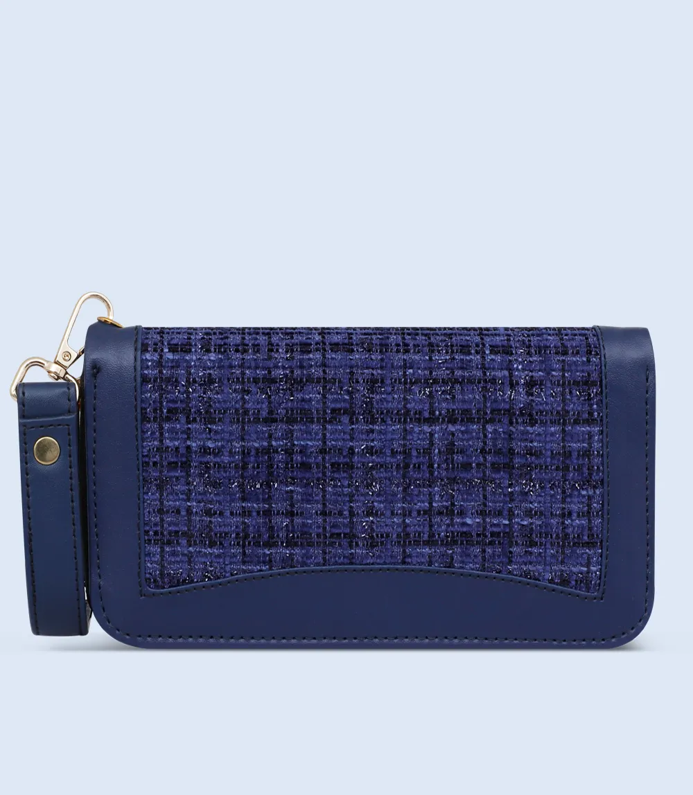 WB2528-BLUE-Women Wallet