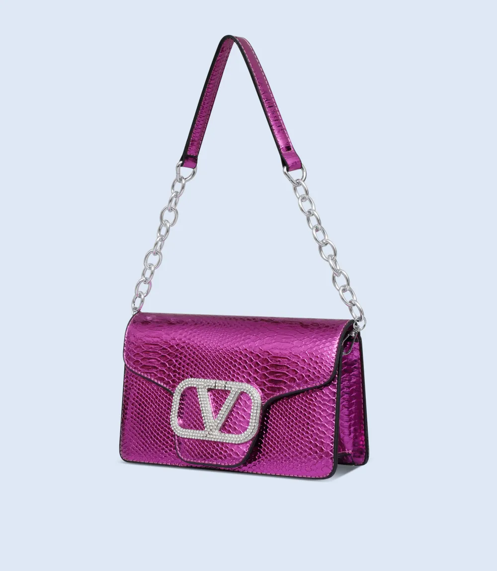 WB2688-PURPLE-Women Trendy Bag