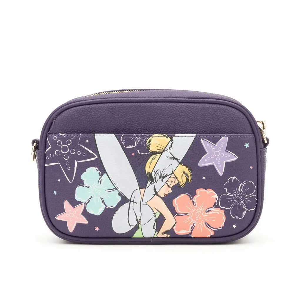 Wondapop Designer Series Disney Peter Pan Tinkerbell Floral Crossbody